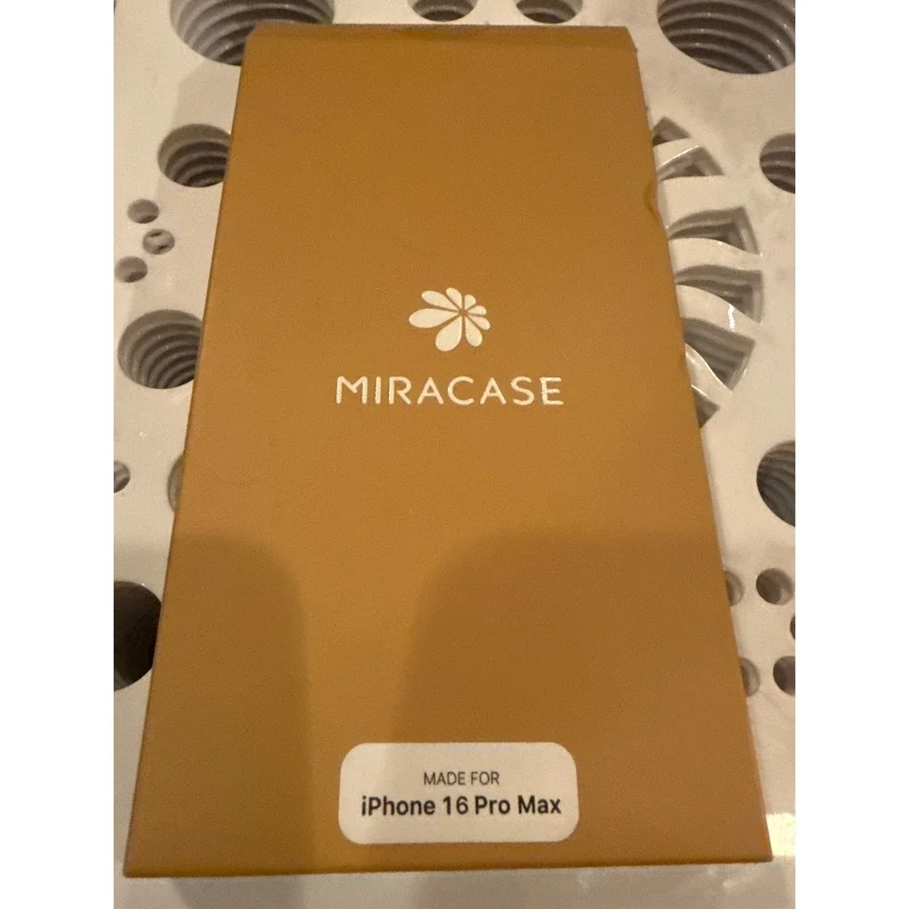 Miracase Magnetic Case iPhone 16 Pro Max Wine Red Screen Protector X004CI6MIB